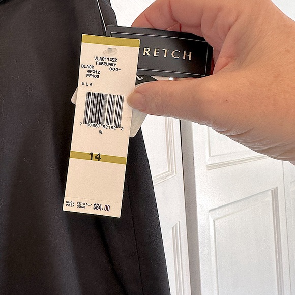 Jones New York Signature black pants - size 14 - Picture 2 of 8